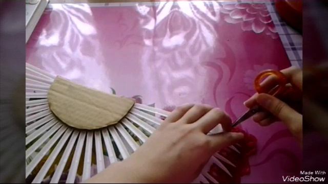 МК.Как сделать веер из вилок. смотреть онлайн