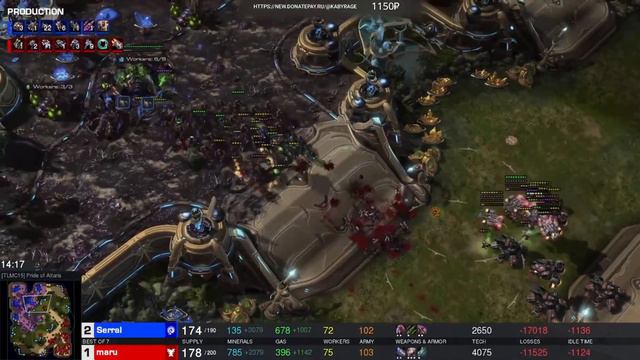 [SC2] Maru vs. Serral | Лучший матч 2021 и новогоднее поздравление от Каби смотреть онлайн