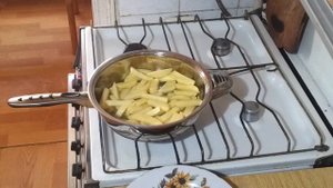 Жареная картошка с укропом и чесноком. Мега рецепт жареной картошки!