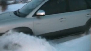 Hyundai Tucson в снегу (off road in snow)