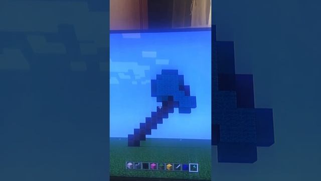 Постройка Minecraft топор из игры Minecraft