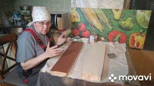 Как покрасить деревянный дом , этап 4, полы