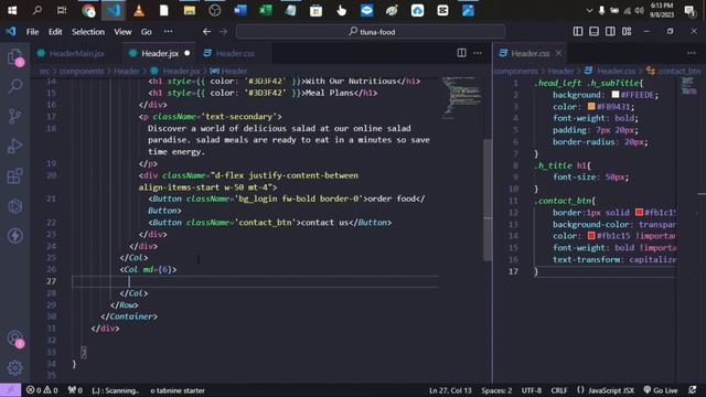 React and React Bootstrap responsive landing page design. webcoder