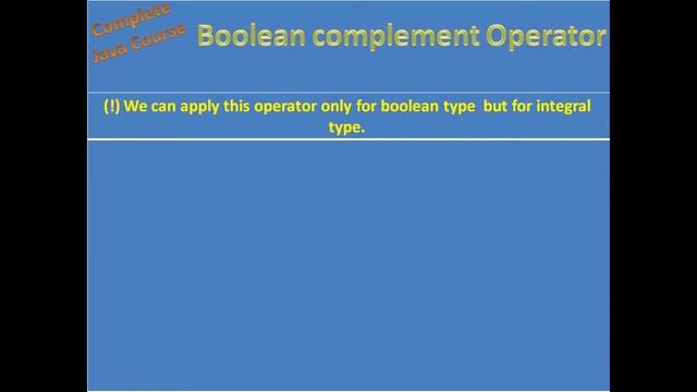 Bit wise And Logical Operator In java смотреть онлайн