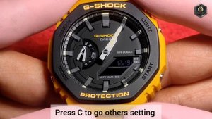 How to Set the Time CASIO G-Shock GA-2110