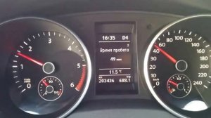 Городской расход топлива vw golf 6 1.6 tdi dsg