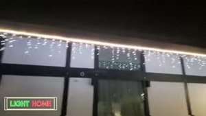 Уличная гирлянда бахрома.Уличная гирлянда бахрома.