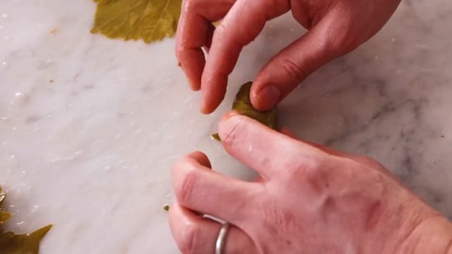 How to Make Dolmades | Stuffed Grape Leaves