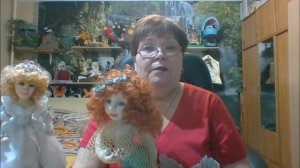 Кукла из капрона в технике сухого валяния