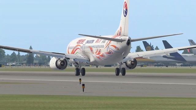 Boeing 737-800 Crashed in mountains  xplane11