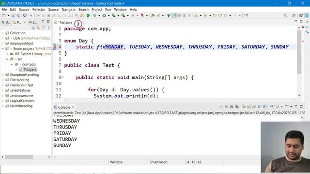 Enum in java with example