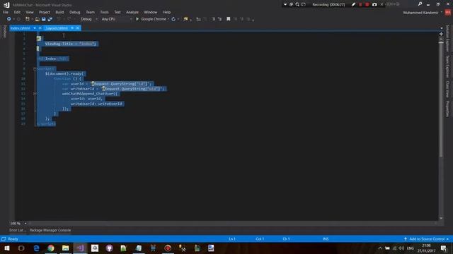 C# MAWebChat - WebSocket - SignalR смотреть онлайн