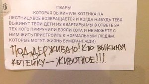 Про тех негодяев, кто выкидывает животных!!!
