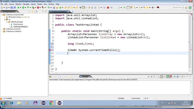 Java 17: Collection List (ArrayList VS LinkedList)