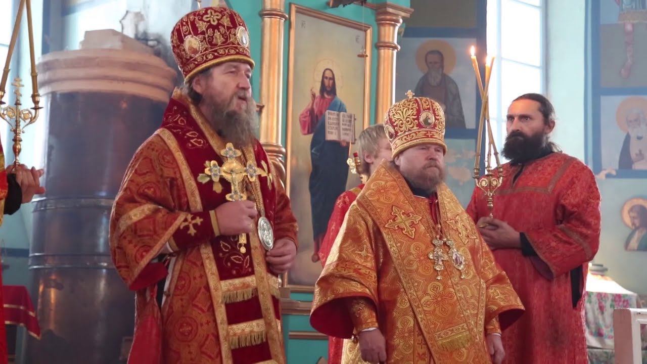 2013 12 07 - Епископы Тихон и Евтихий в Шаблыкино смотреть онлайн