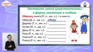 4-класс | Русский язык |  Родительный падеж множественного числа имен существительных