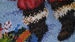 Новогодний Сапожок 5 отчет...вышивка бисером????