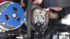 Снегоход встал, слетел и перевернулся ремень вариатора. Что делать? Как быть?