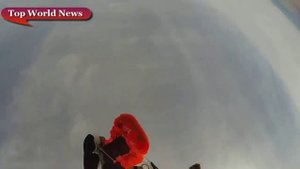 ПАДЕНИЕ с ГОРЯЩИМ ПАРАШЮТОМ/ Falls from grief PARACHUTE