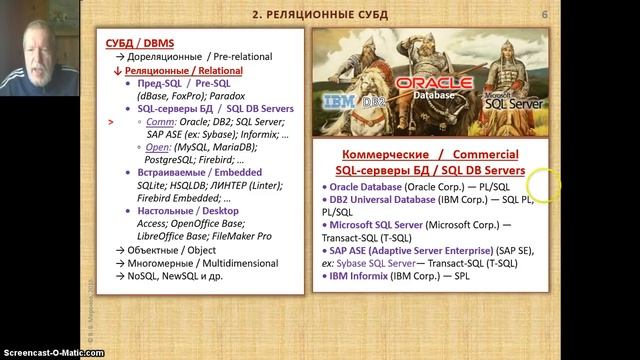 СУБД 2. Реляционные СУБД: из серии «Цветущая сложность»