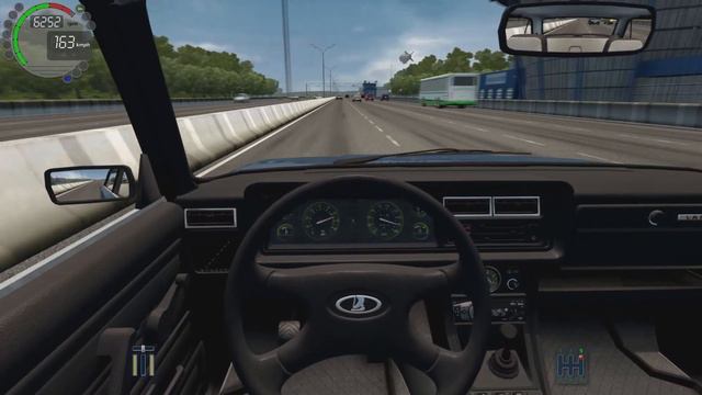 VAZ 2107  POV DRIVE  City Car Driving  Fast Driving  Logitech g29