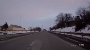 Трасса Минеральные Воды - Нальчик. Зима, день.