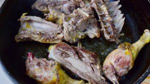 Тушеная утка с овощами