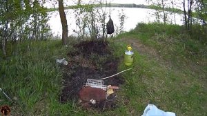 ПЕРВАЯ РЫБАЛКА В МОСКВЕ ! М .О ! ВОДОЁМ " АБОРИНСКИЙ " М .О !