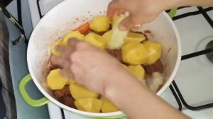 Дамляма Мясо с овощами Лёгкий рецепт обеда #мясосовощами #дамляма