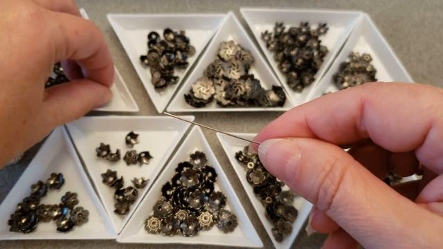 Unboxing bead caps from Amazon. Мини- распаковка с Амазона. Debalage dAmazon.