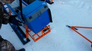 Складные сани для мотобуксировщика