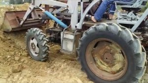 Трактор "Т-35" в работе