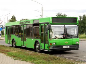 Автобус Могилёва МАЗ 203.047 АК 5956-6 Маршрут 19 Броды - Больница 1 (Заречная - Школа №13)