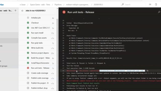 HOW TO FIX A FAILED TEST IN AZURE PIPELINE WITH AZURE DEVOPS смотреть онлайн