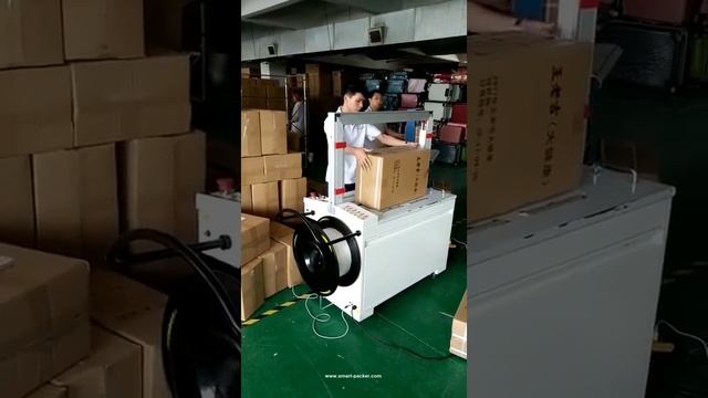 PP strapping packing machine PP belt trap packaging machine for box carton