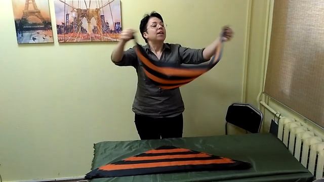Георгиевские косынки. Готовимся к празднику. ООО ЗОЛОТАЯ СФЕРА 8-985-643-4880, goldensphere ru