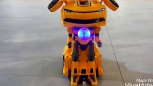 Машинка трансформер.Машинка Автобот Бамболби