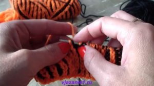 Шарф в технике бриошь. Часть II - Scarf in technology brioche. Part II