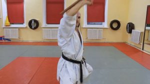 Classical Tunfa-jutsu of Ryukyu kobudo.