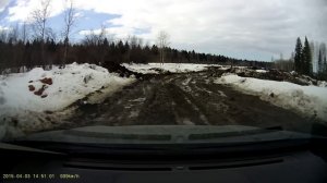 По грязи Subaru XV 1.6 MT + понижайка