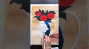 Рисуем букет цветов — уроки рисования с Юлией Голубевой