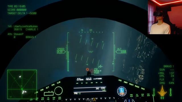 Multiplayer In VR | Ace Combat 7 w/ Oculus Rift / VorpX смотреть онлайн