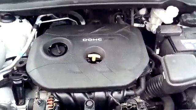Hyundai ix-35 2015г.в. Работа двигателя G4NA "на холодную". смотреть онлайн