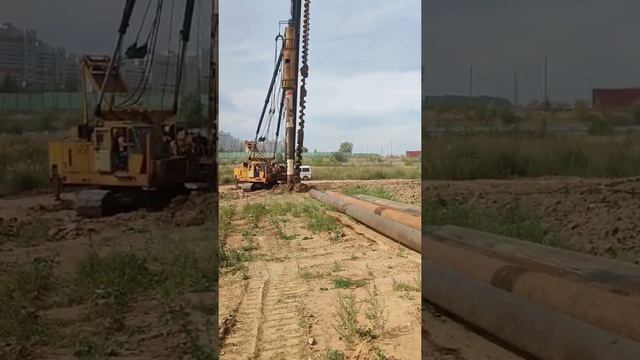 Забивание Шпунтового ограждения смотреть онлайн