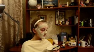 DIY .маска из гипса.