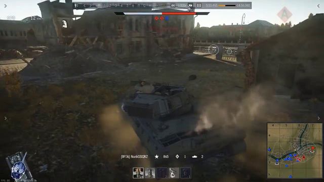 War Thunder. Один бой на М18 6 фрагов смотреть онлайн