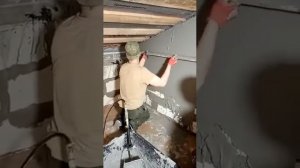 Штукатурка хопер ковшом, без опыта.