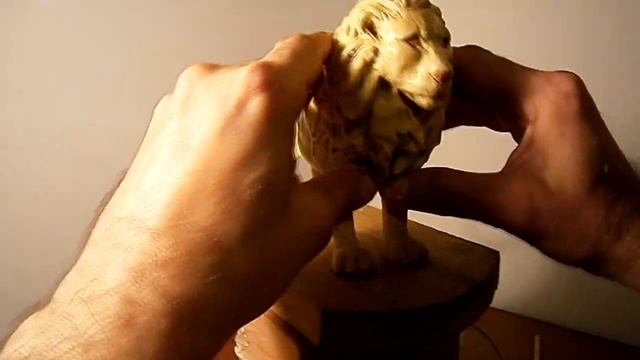 Как слепить Льва из пластилина,часть3, смотреть онлайн