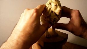 Как слепить Льва из пластилина,часть3,