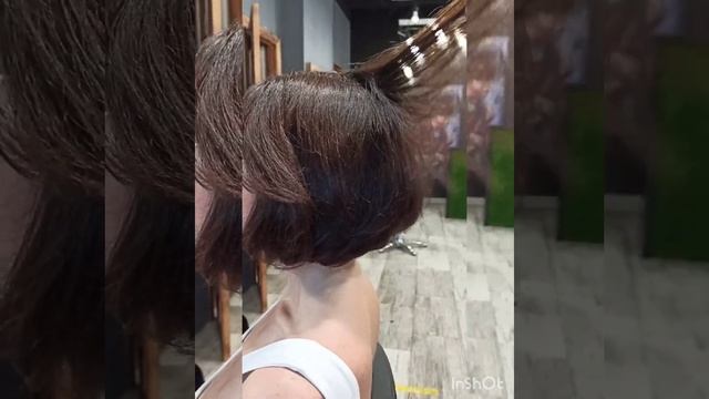 Стрижка Боб окрашивание в один тон Bob haircut coloring in one tone#окрашивание#стрижка#haircolorin смотреть онлайн